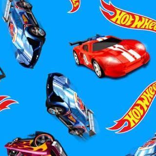 Estampa Hot Wheels Azul